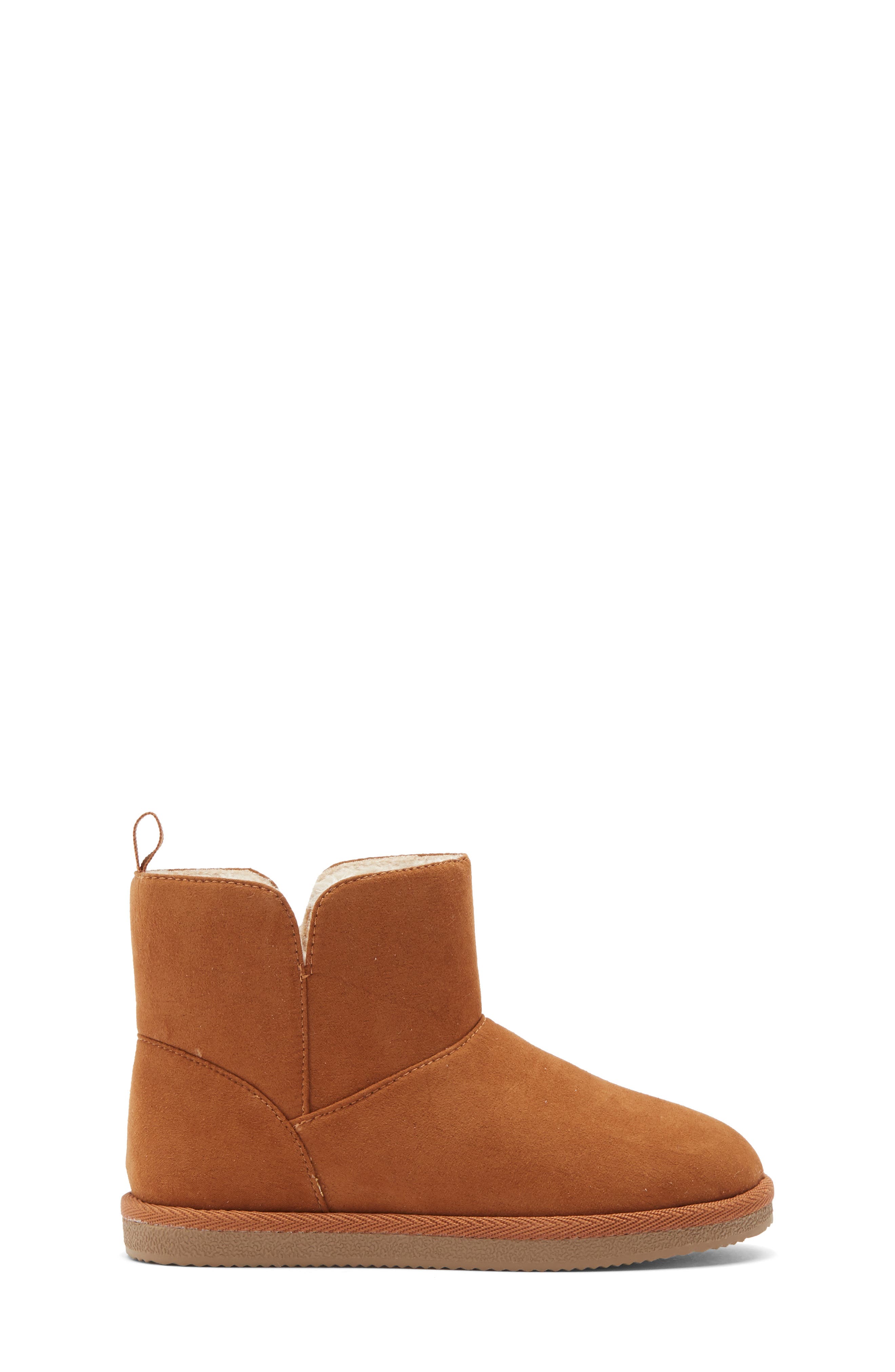 Elly Cozy Short Boot, Alternate, color, TAN CHESTNUT