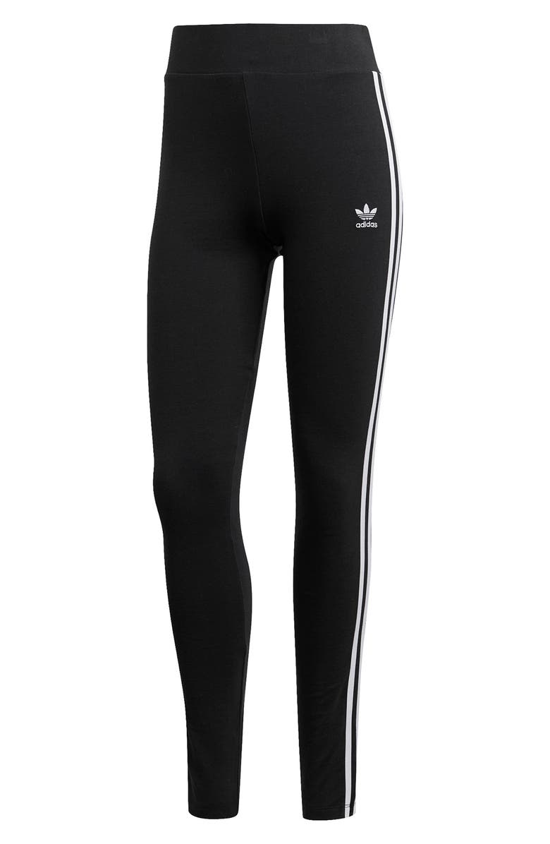 adidas Originals 3-Stripes Tights, Alternate, color,