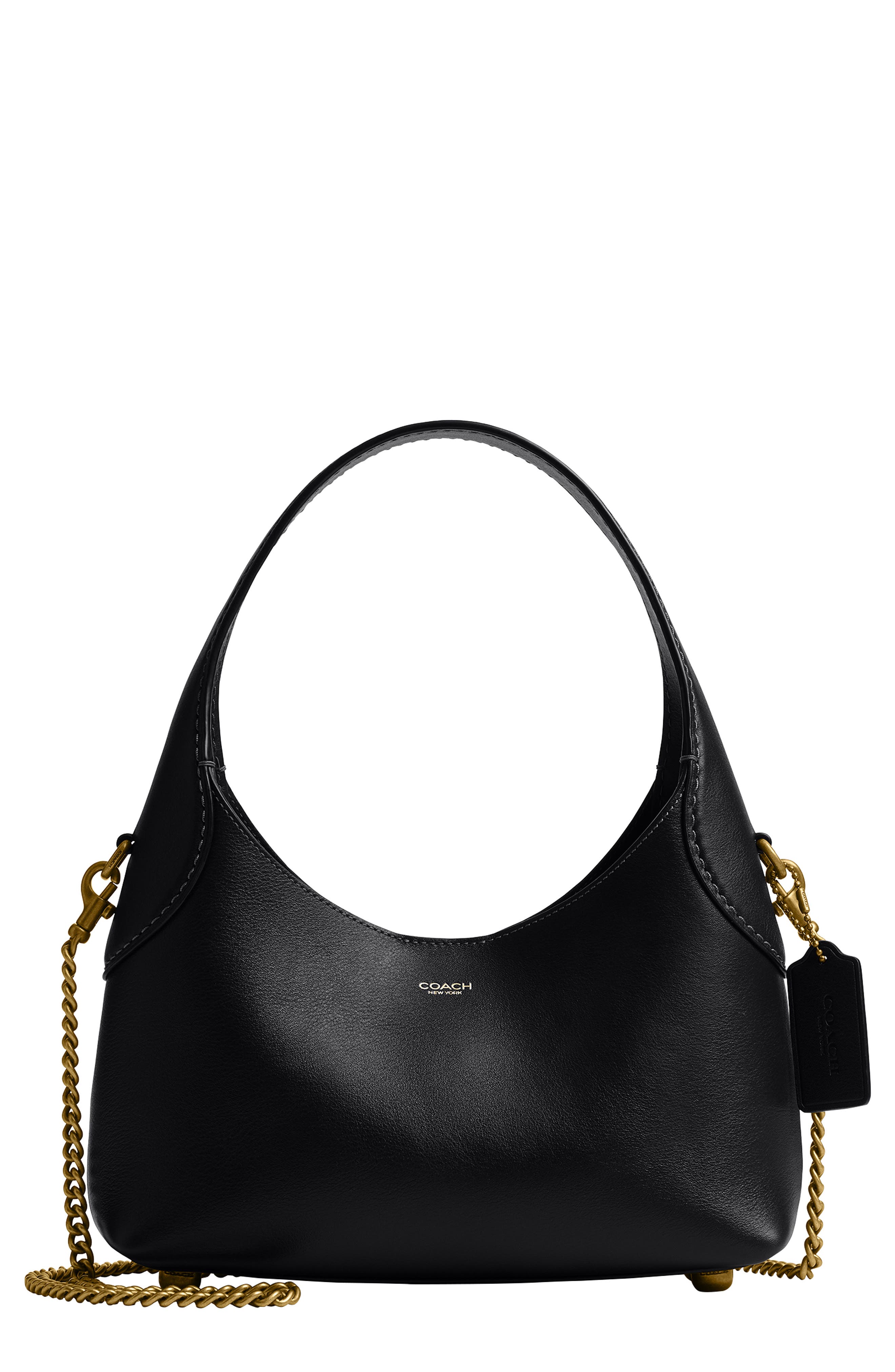 COACH Brooklyn 23 Leather Top Handle Bag, Main, color, 