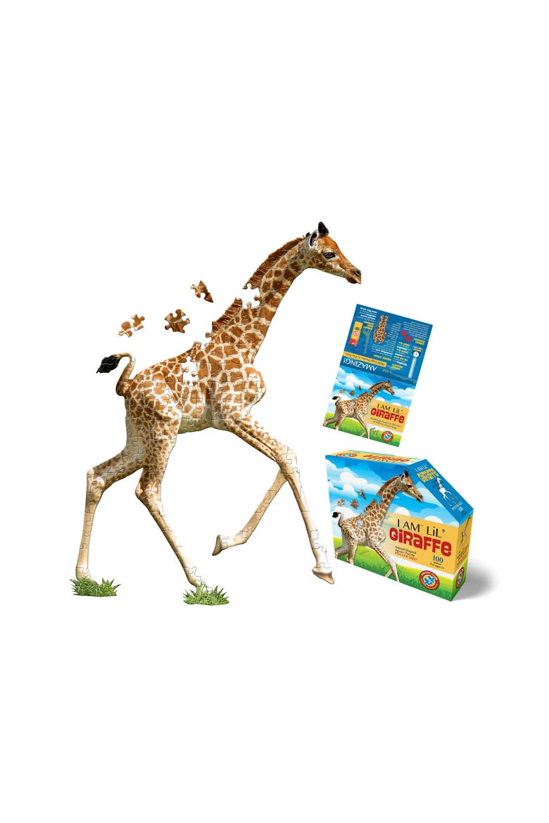 Lil Giraffe 100 Piece Jigsaw Puzzle, Alternate, color, Multicolored