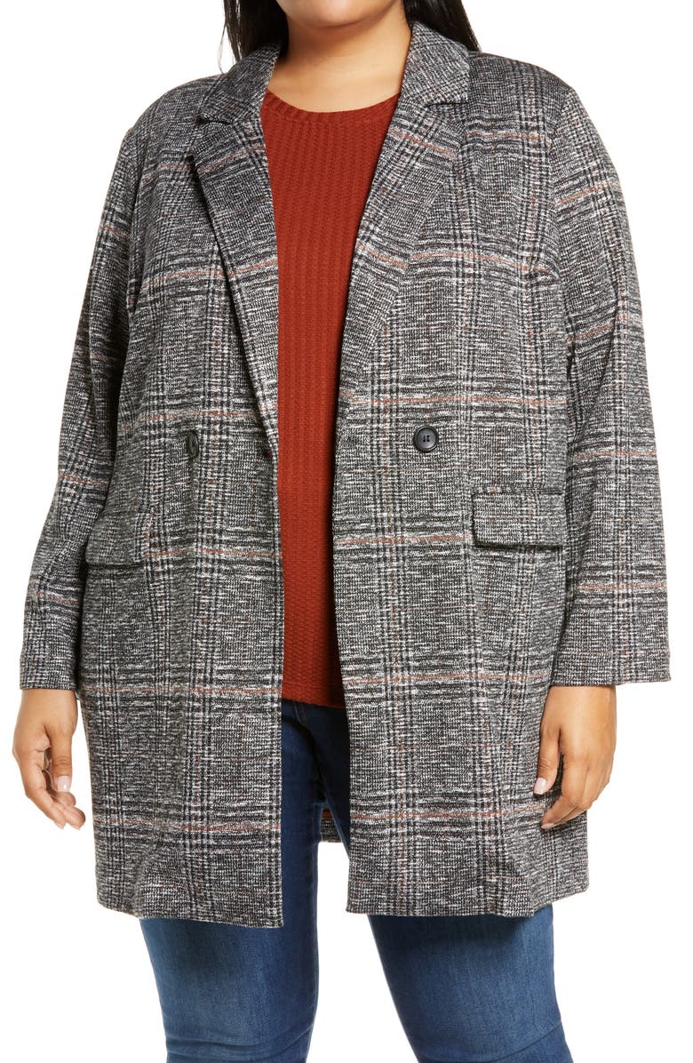 Sanctuary Carlyle Plaid Jacket, Main, color, 