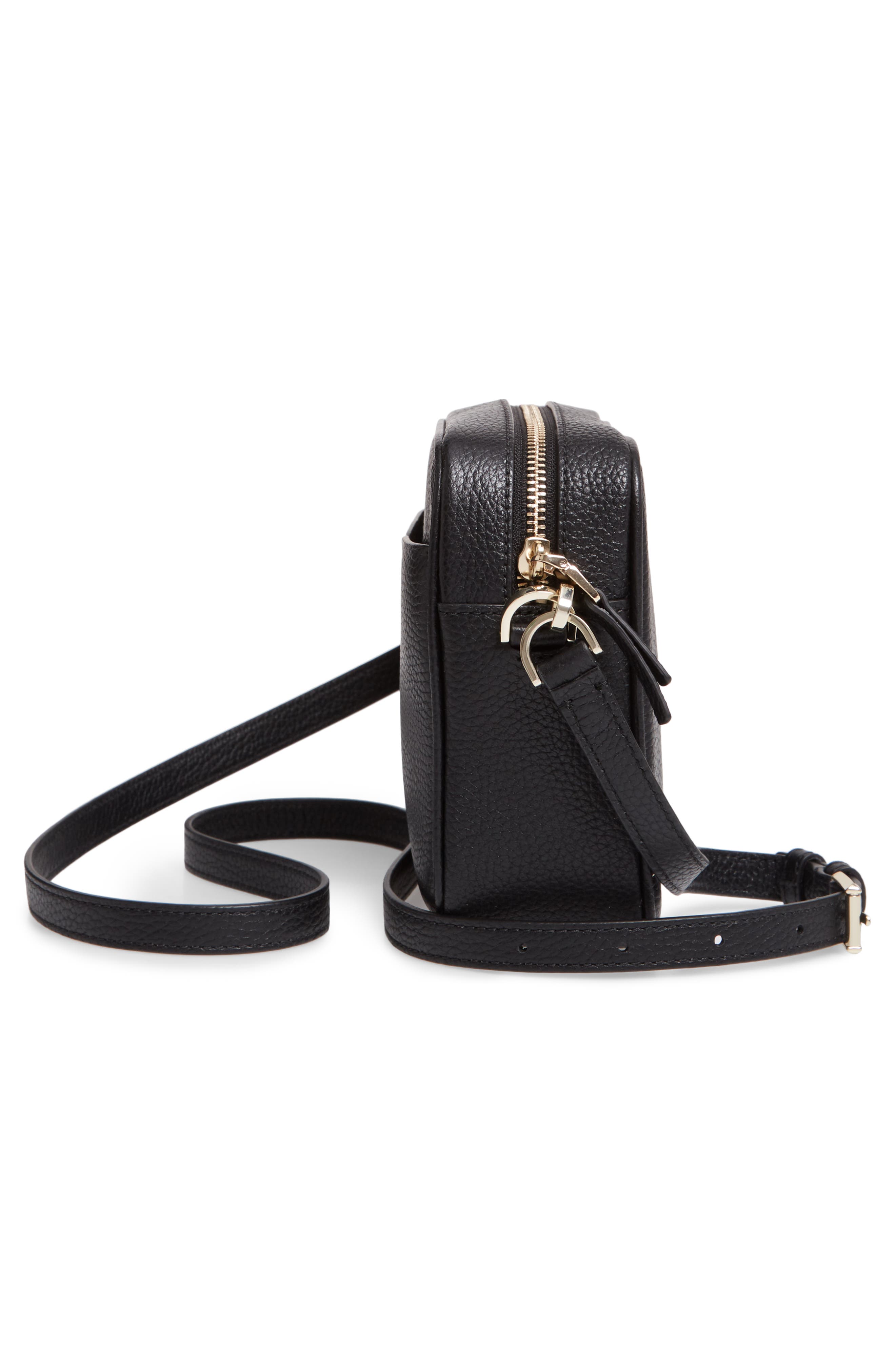 Kate Spade New York medium polly leather camera bag, Alternate, color, 