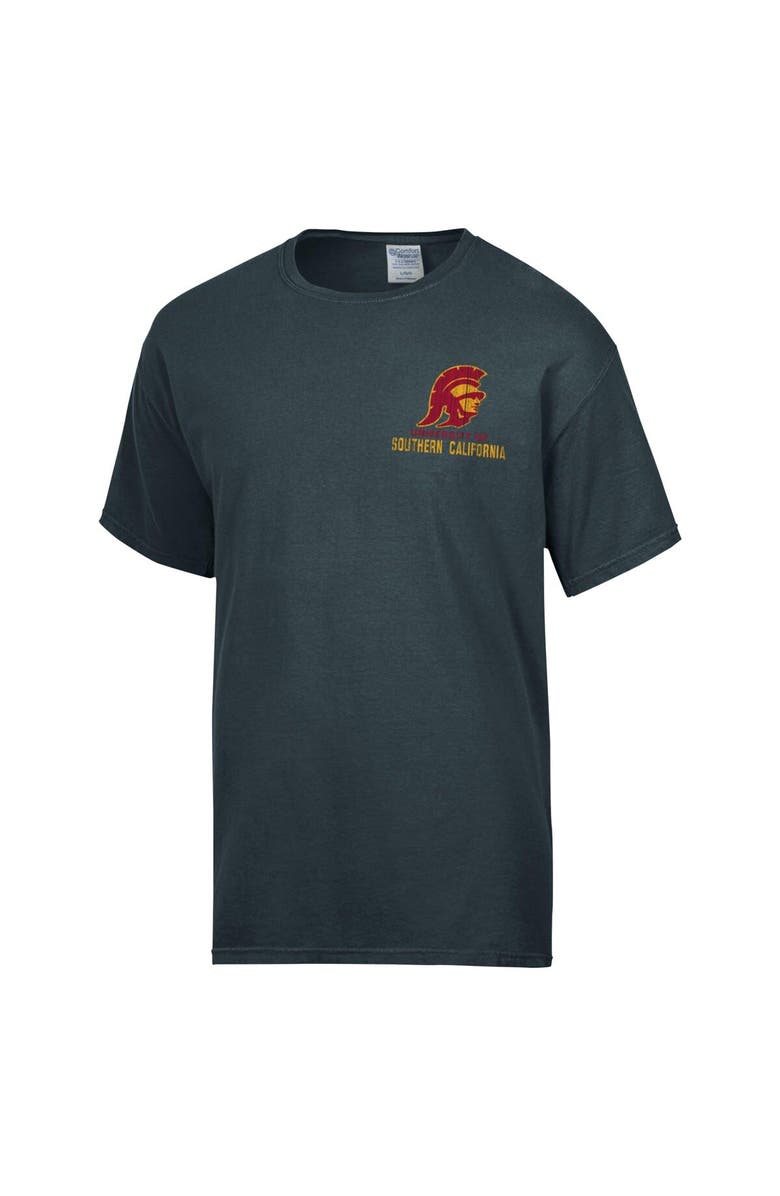 Comfort Wash Men's Comfort Wash Charcoal USC Trojans Vintage Logo T-Shirt, Alternate, color,