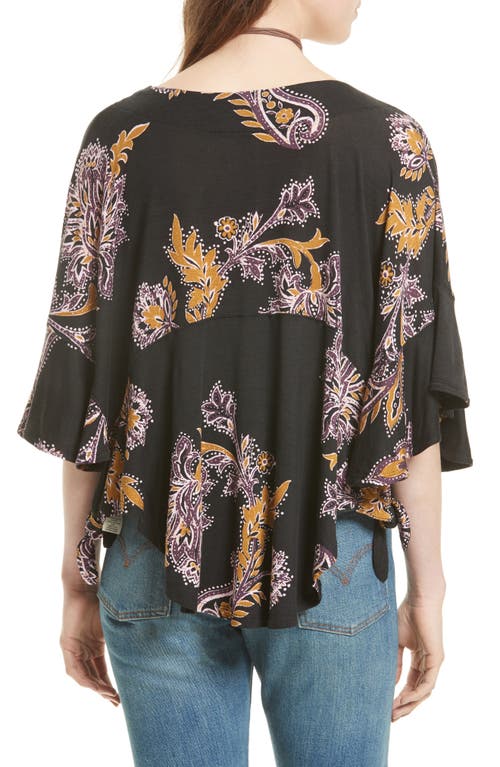 Free People Mauie Wowie Palm Print Top In Multi