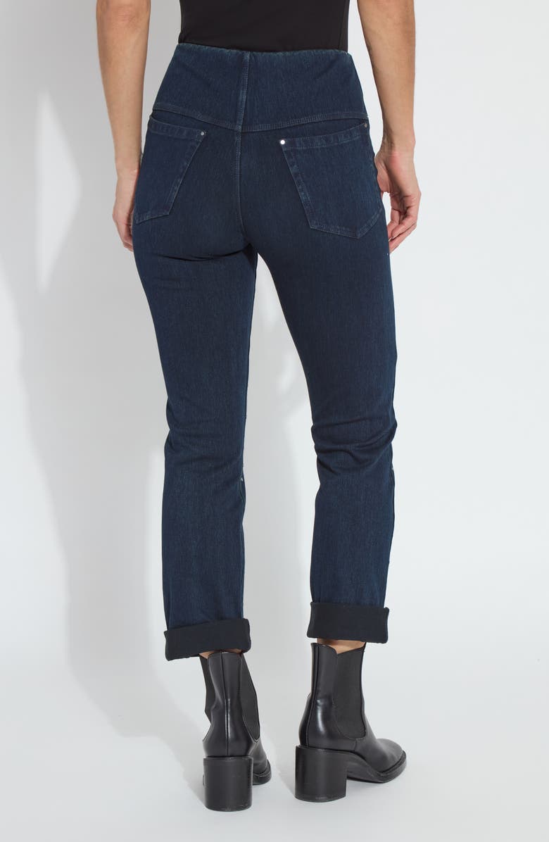 Lysse Studded Boyfriend Denim Pants, Alternate, color, Indigo