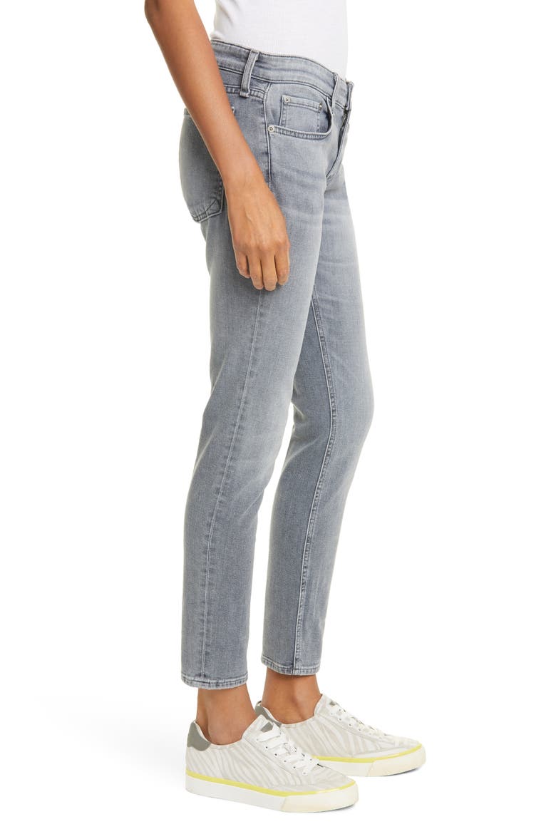 Dre Slim Boyfriend Jeans, Alternate, color, SILVER STONE
