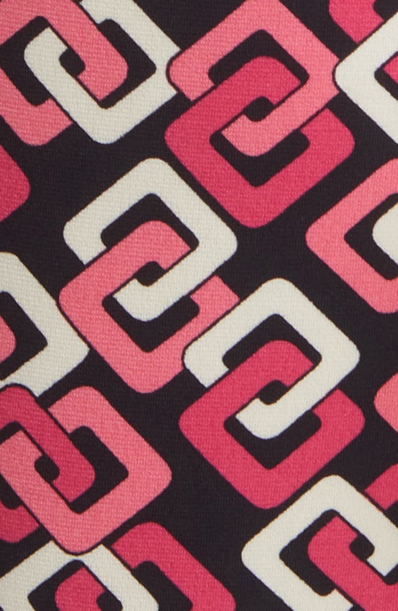 Anne Klein Print Long Sleeve Wrap Dress, Alternate, color, 