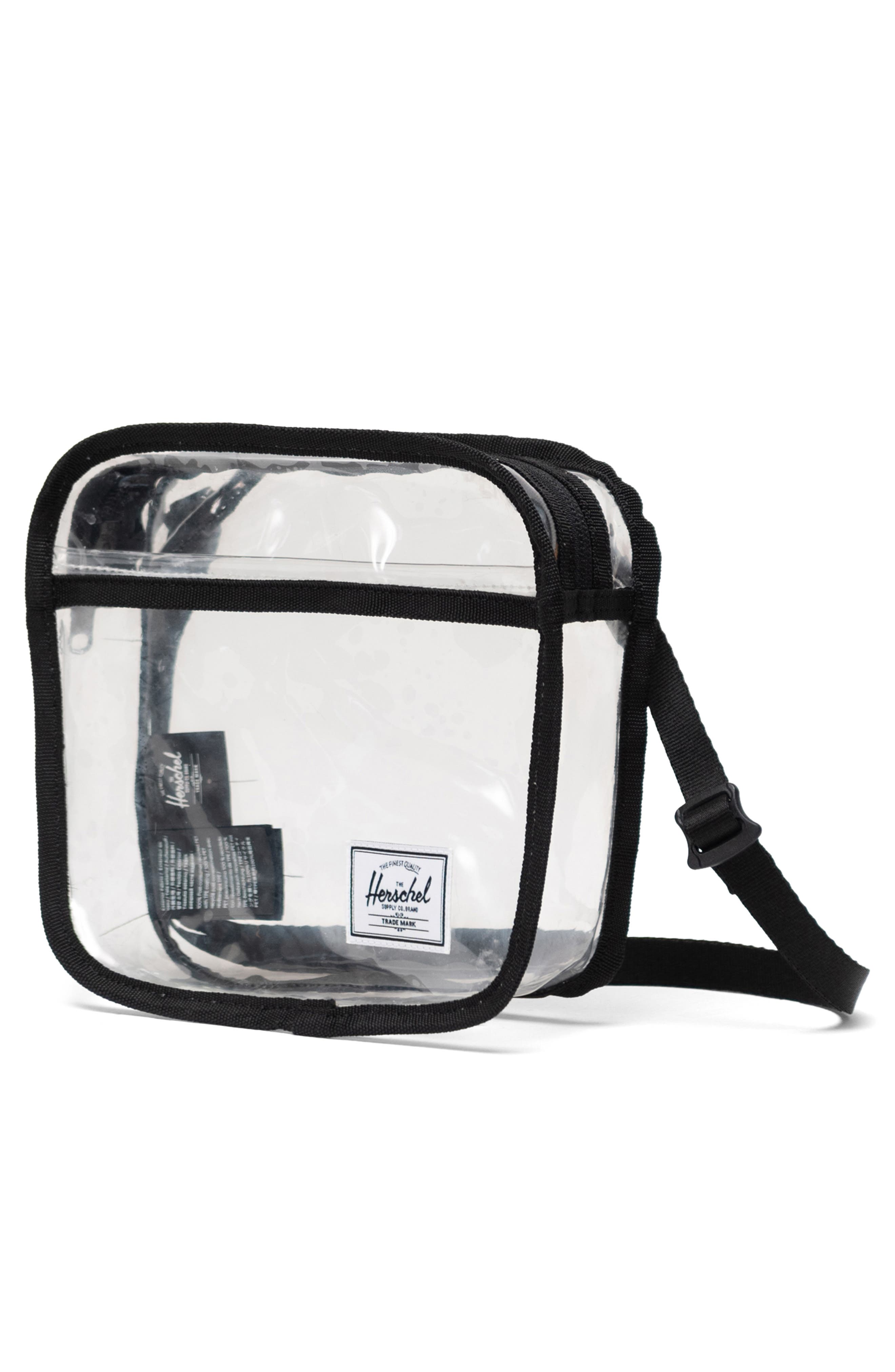 Herschel Supply Co. Classic Clear Crossbody Bag, Alternate, color, Black