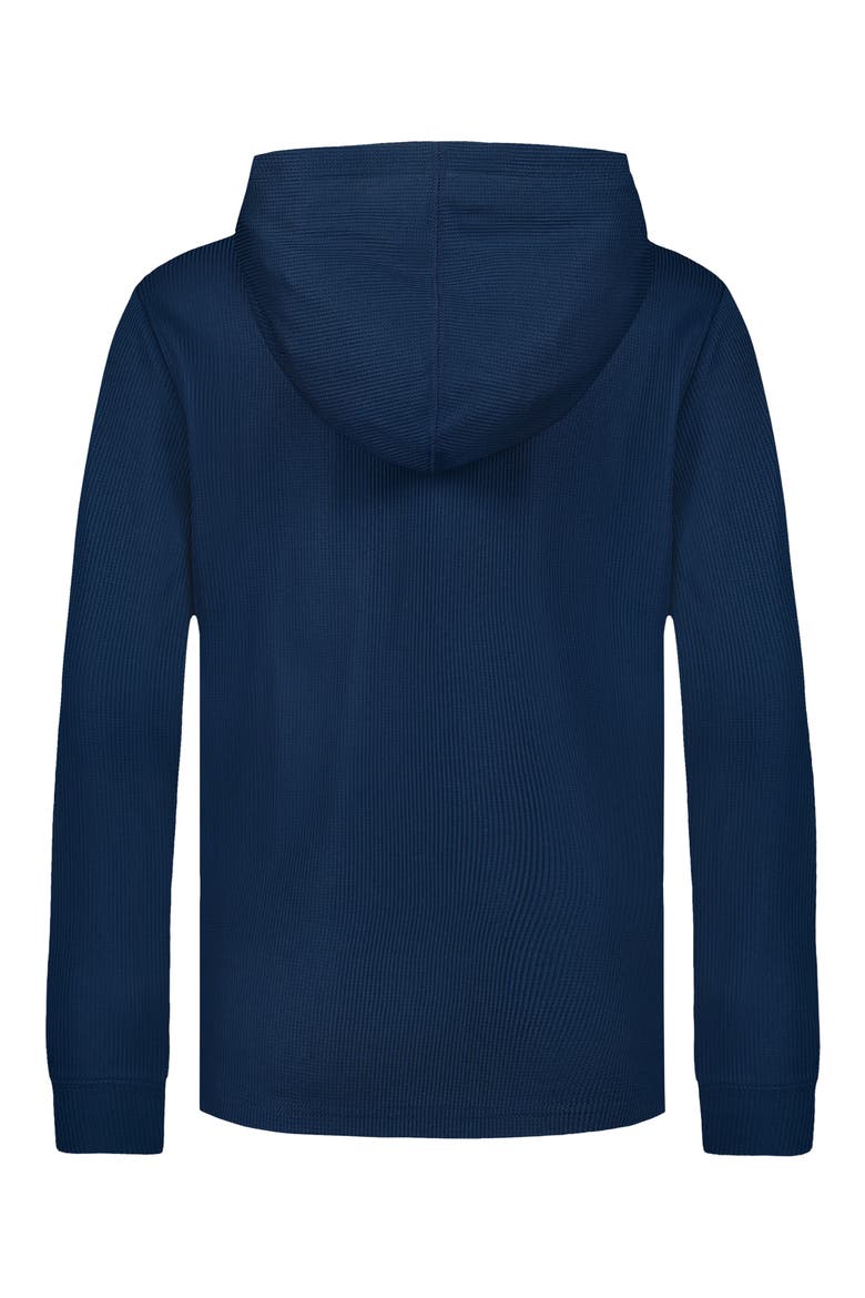 Kids' Thermal Hoodie, Alternate, color, BLACKOUT NAVY