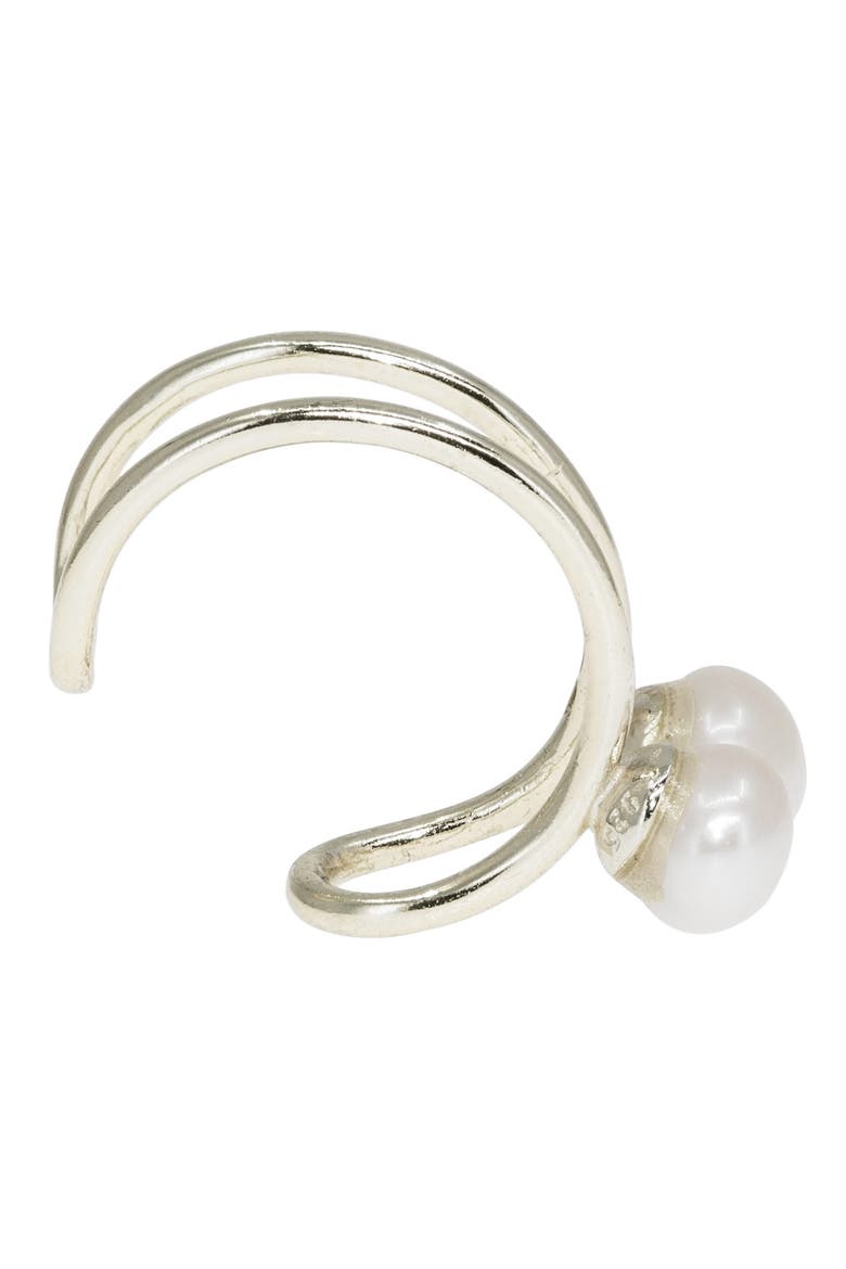 Ear Cuff, Alternate, color, SILVER
