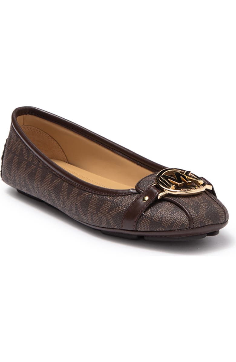 MICHAEL Michael Kors MK Embossed Fulton Moc Flat, Alternate, color,
