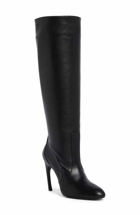 Leather Slouch Boot