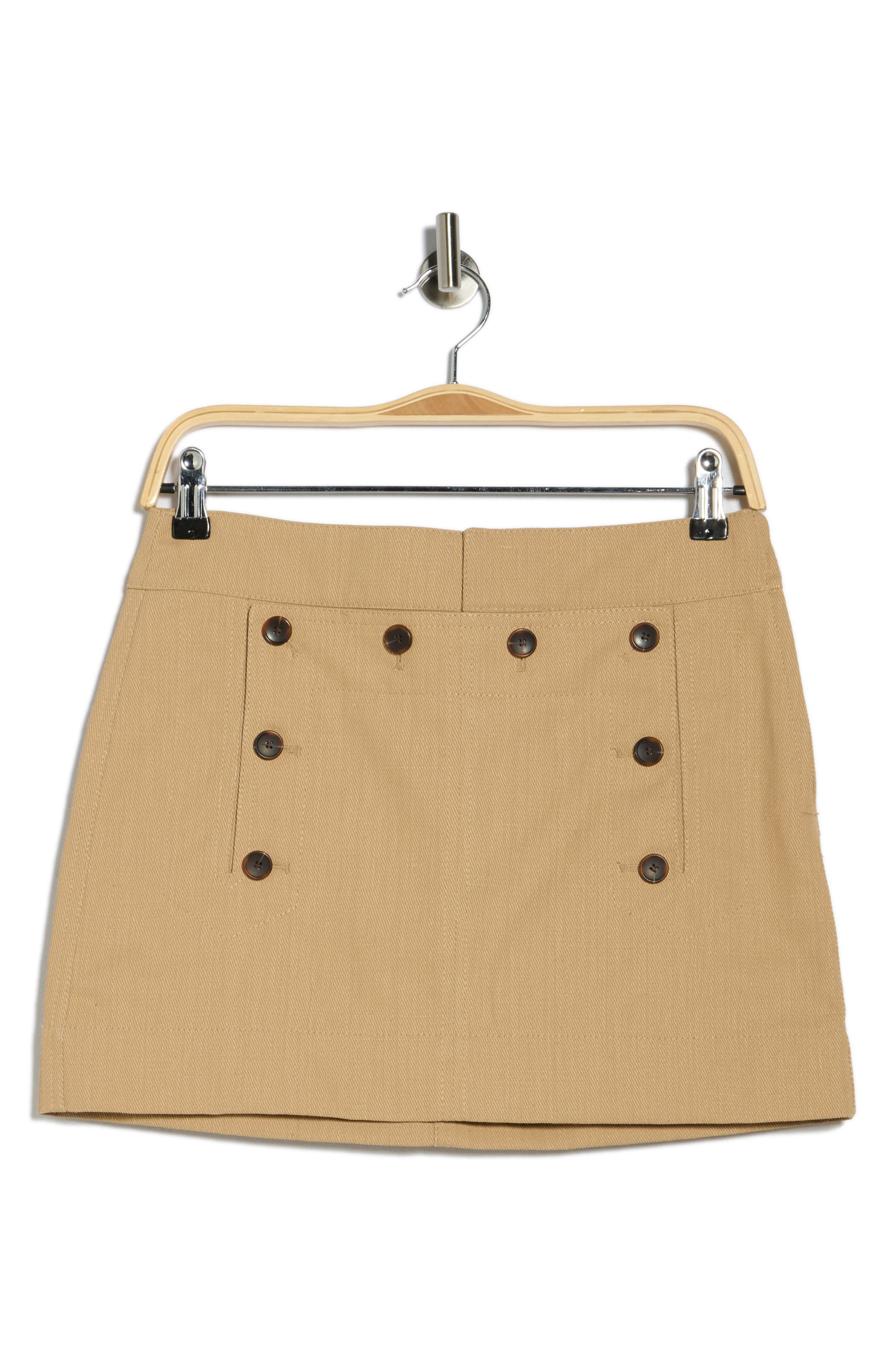 A.L.C. Elli Cotton & Linen Miniskirt