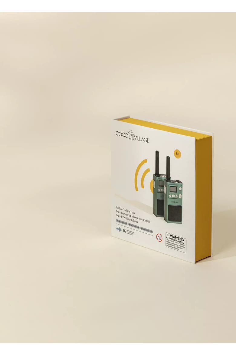 Set of 2 Walkie Talkies, Alternate, color, Seafoam