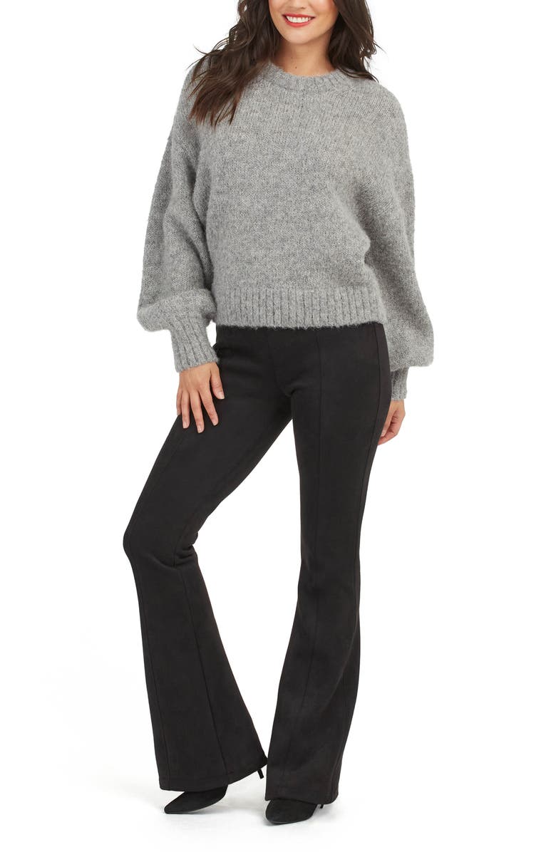 SPANX<sup>®</sup> Faux Suede Flare Pants, Alternate, color, 