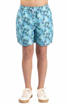 TailorByrd Kids' Skull Print Swim Trunks