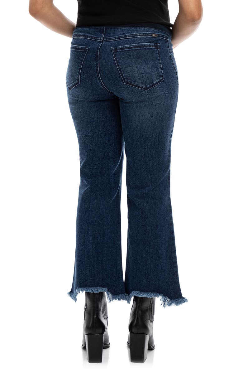 1822 Denim Fray Crop Maternity Jeans, Alternate, color, 