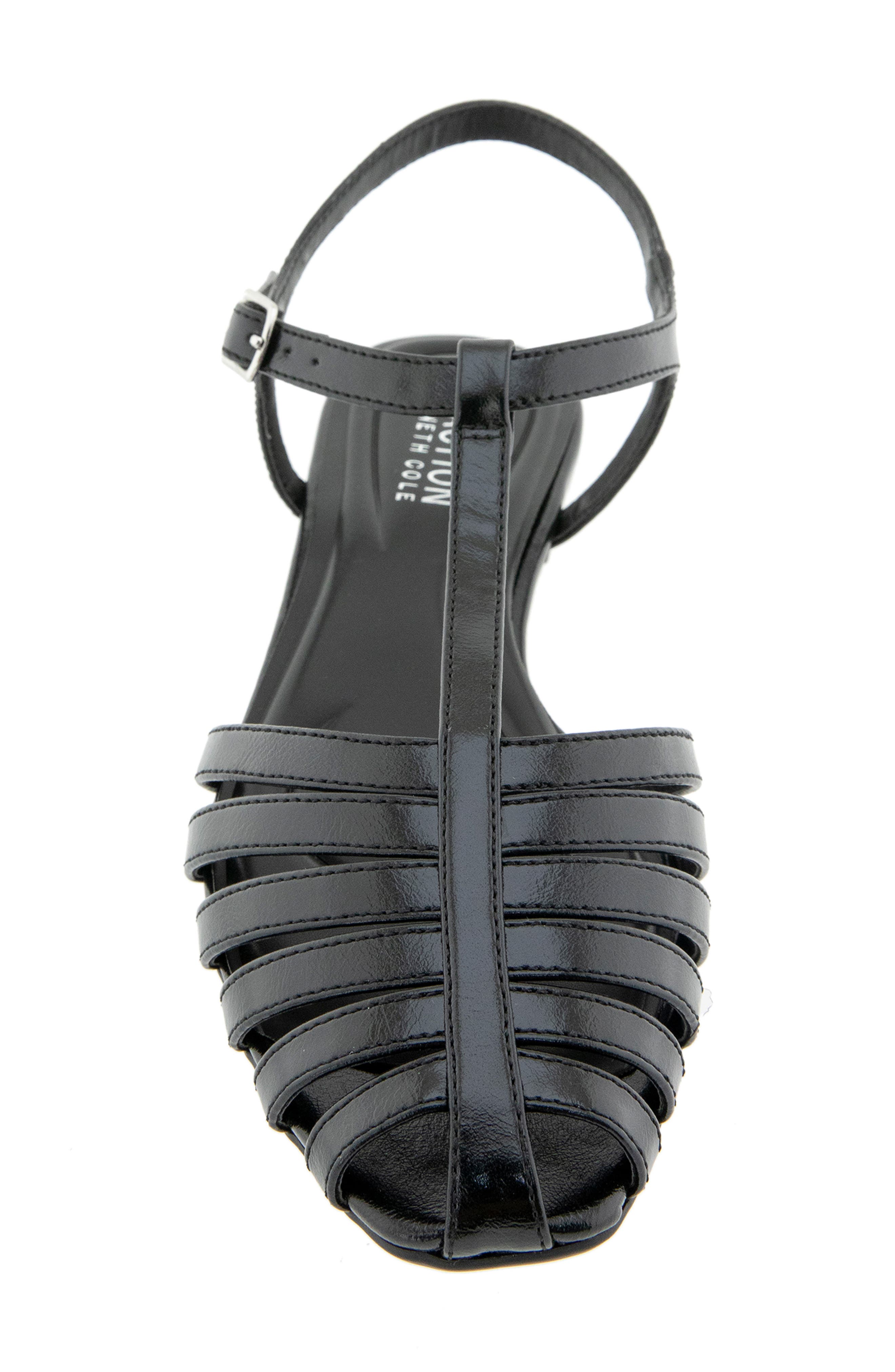 Reaction Kenneth Cole Moreno Fisherman Sandal, Alternate, color, Black