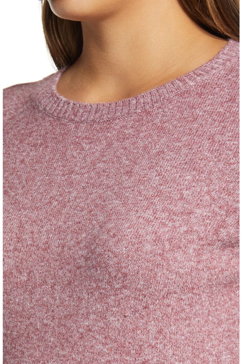 Doffy Long Sleeve Sweater Dress, Alternate, color, CABERNET