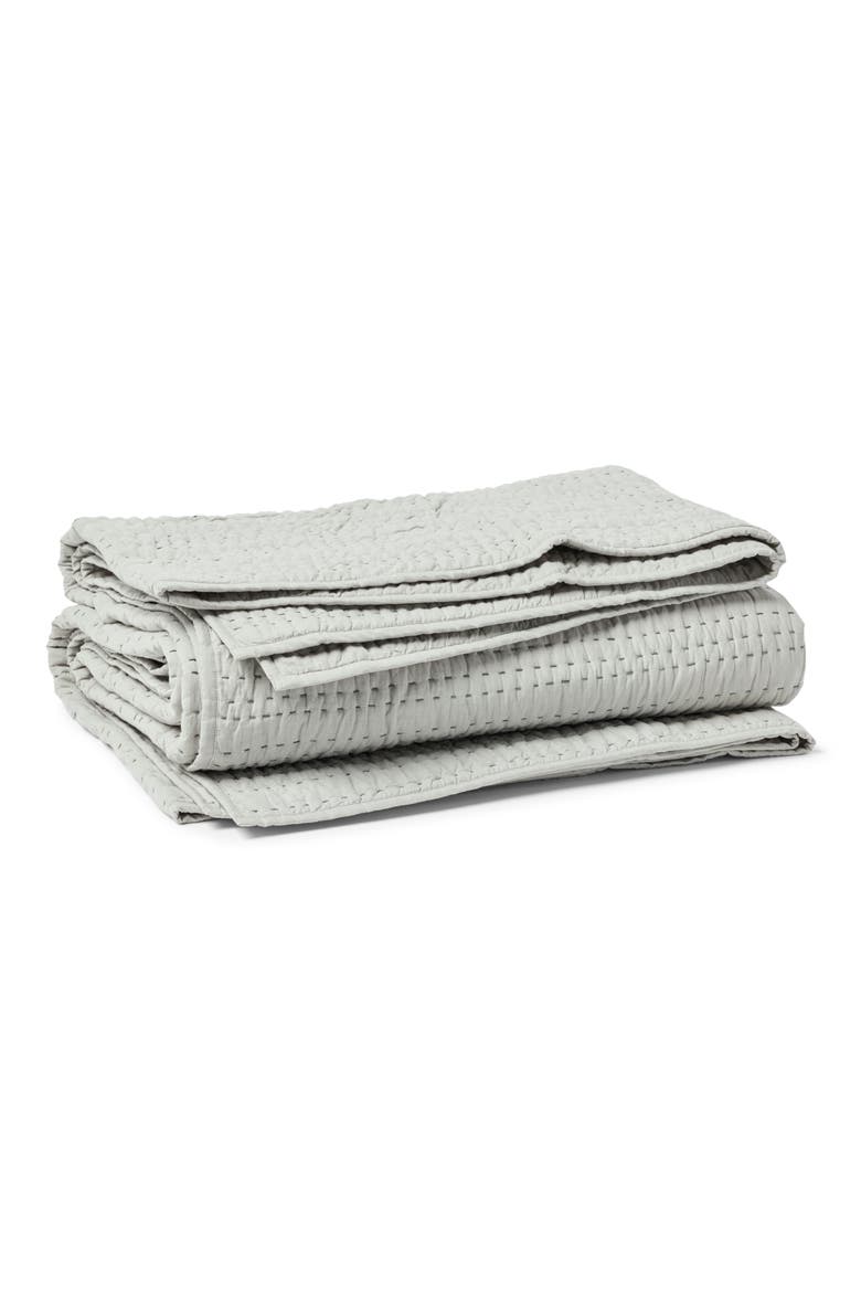 Organic Cotton Chambray Quilt, Main, color, LAUREL CHAMBRAY