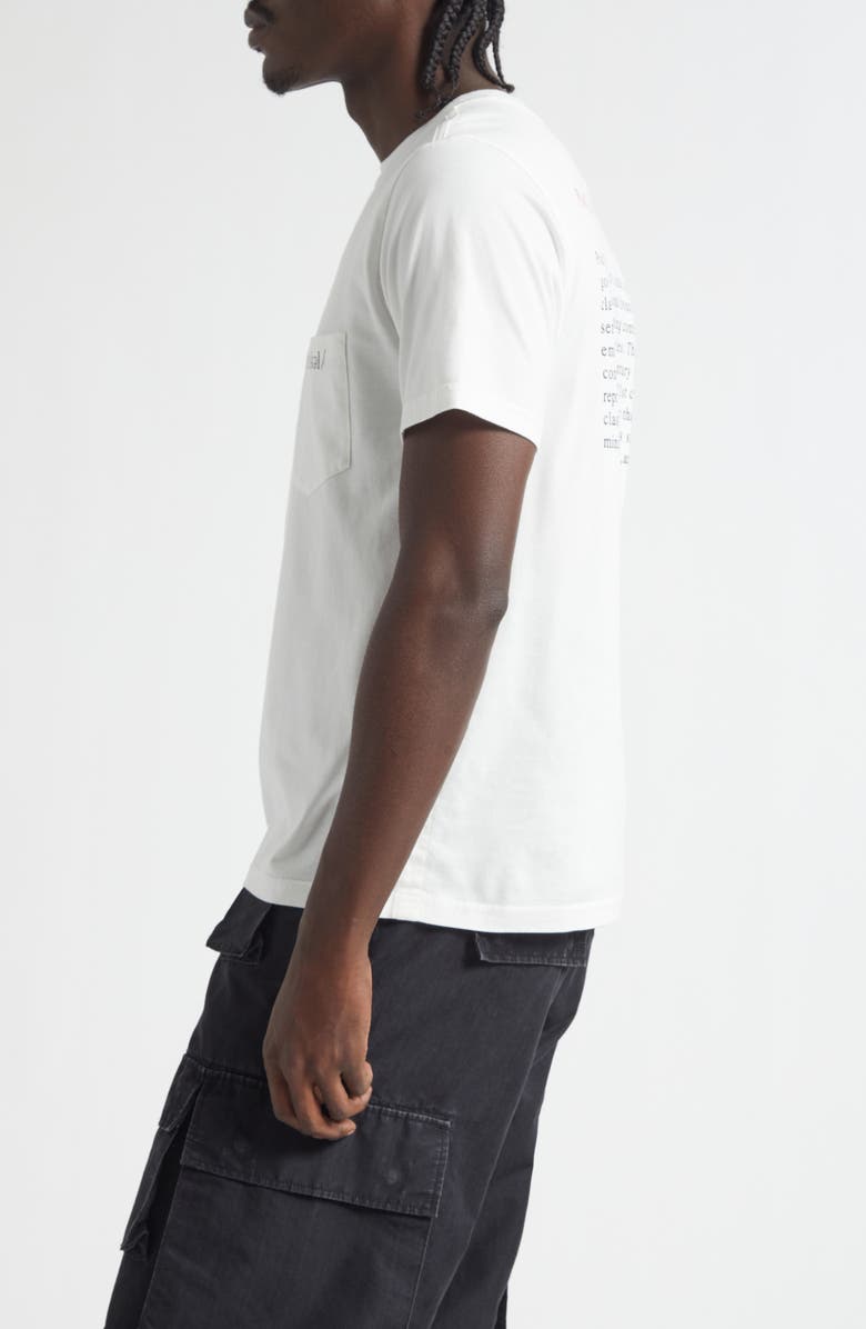 TAKAHIROMIYASHITA TheSoloist. Post Classical Graphic T-Shirt, Alternate, color, White