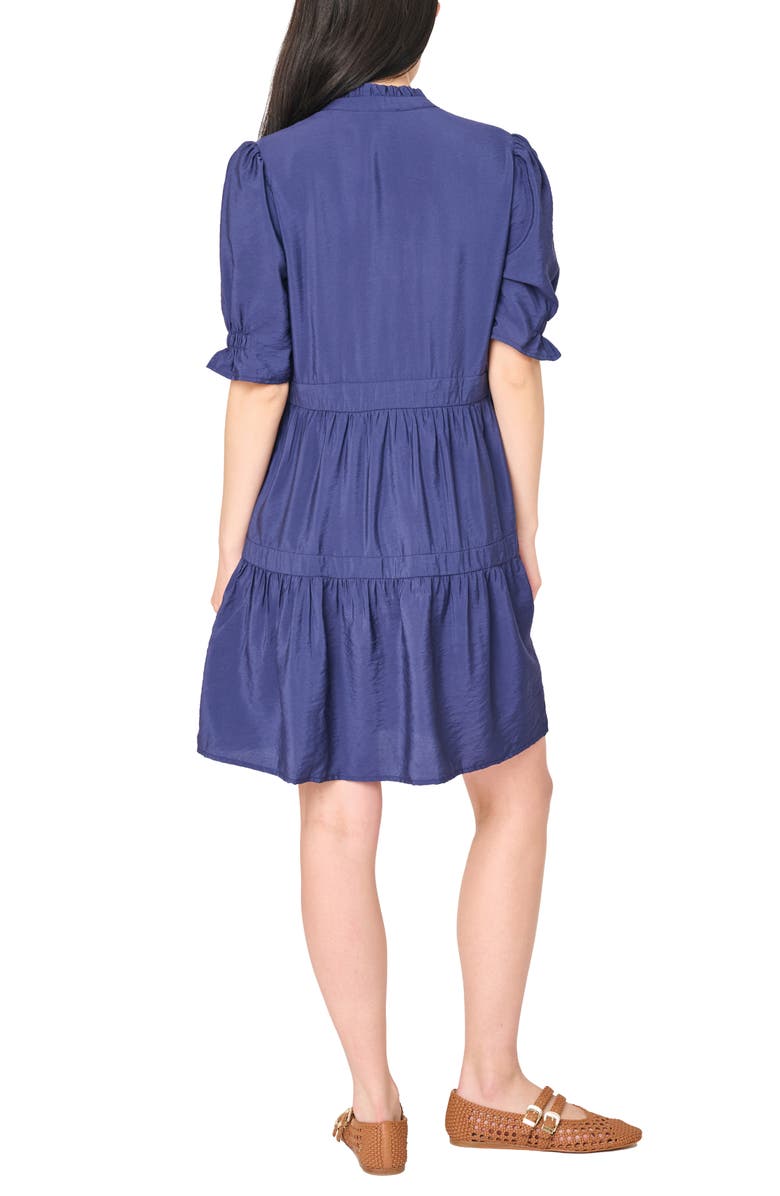 GIBSONLOOK Decked Out Elbow Sleeve Dress, Alternate, color, 