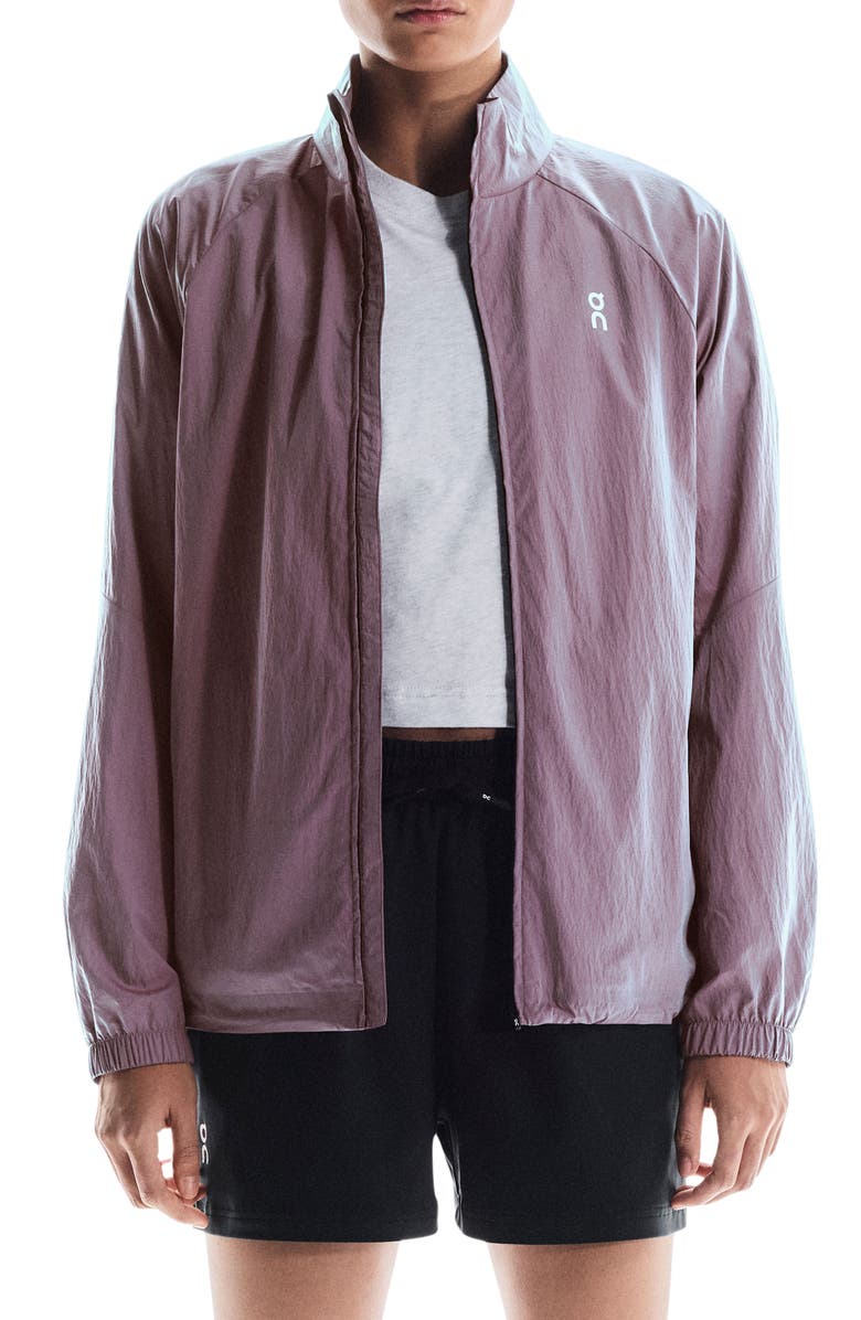 On Court Water Repellent Iridescent Jacket, Main, color, 