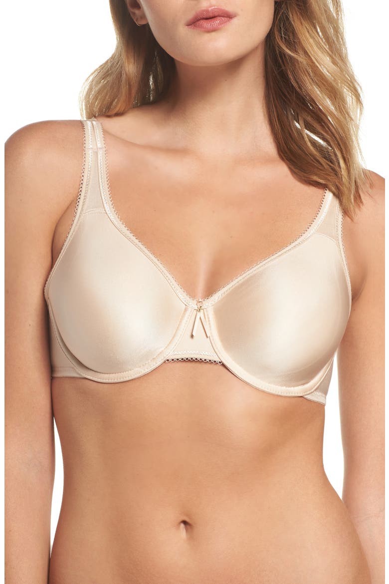 Basic Beauty Seamless Underwire Bra, Main, color, NATURAL NUDE