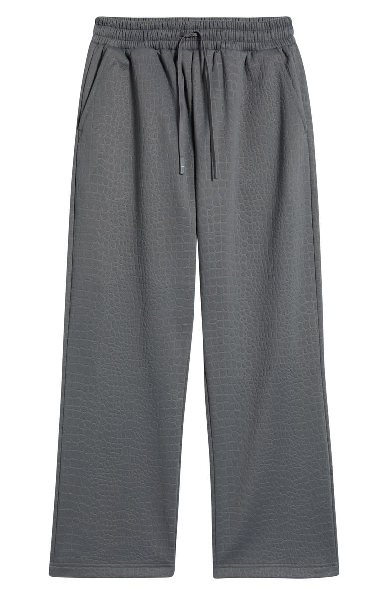 SANTO STUDIO Uno Texture Sweatpants, Alternate, color, Charcoal