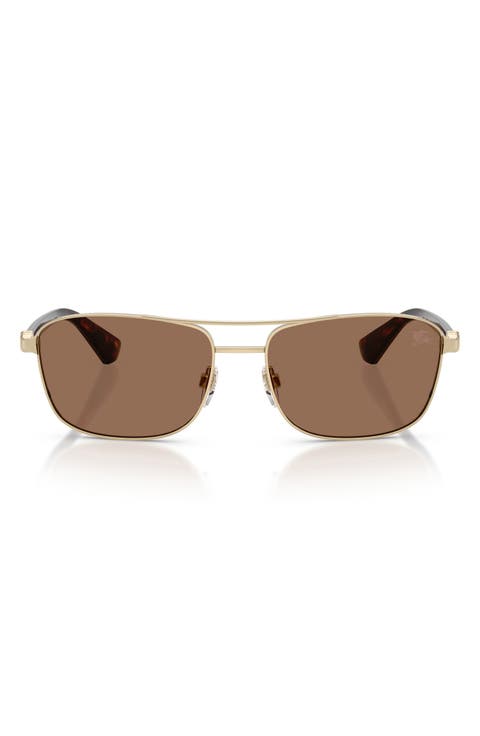 60mm Rectangular Sunglasses