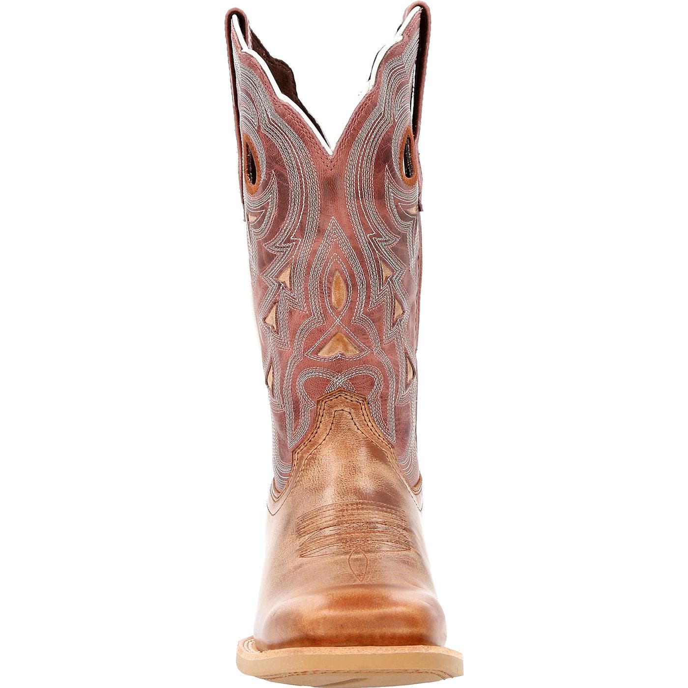 DURANGO Women
s Burnished Rose Western Boot, Alternate, color, Dusty Brown Sky Blue