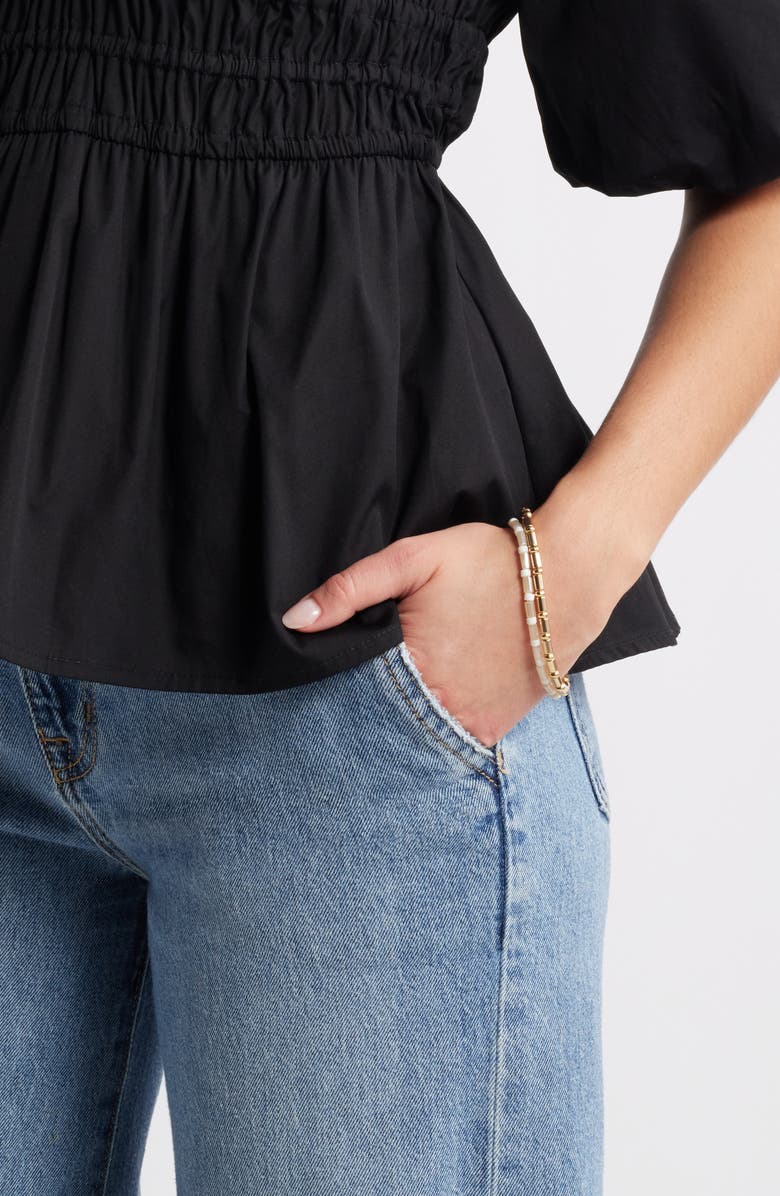 Nordstrom Set of 2 Beaded Stretch Bracelets, Alternate, color, 