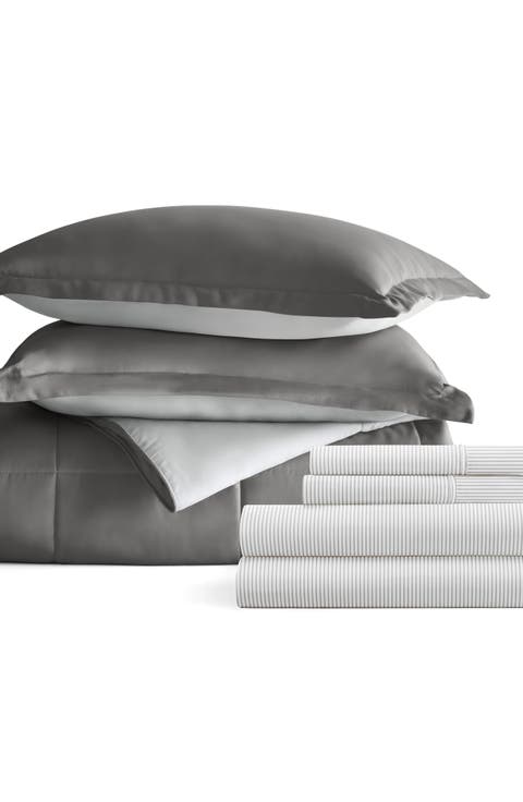 7-Piece Assorted Reversible Comforter Set