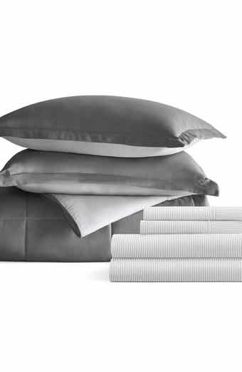 HOMESPUN 7-Piece Assorted Reversible Comforter Set