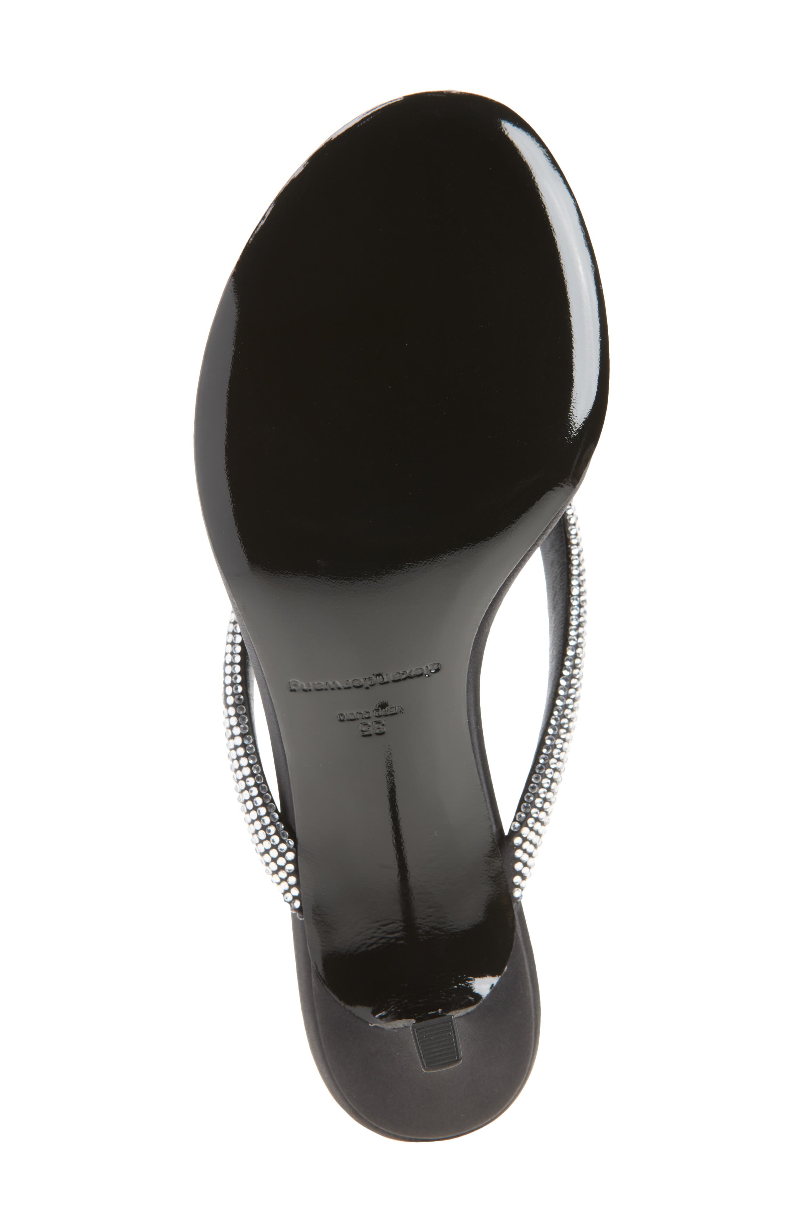 Courtney Thong Sandal, Alternate, color, BLACK/ SILVER