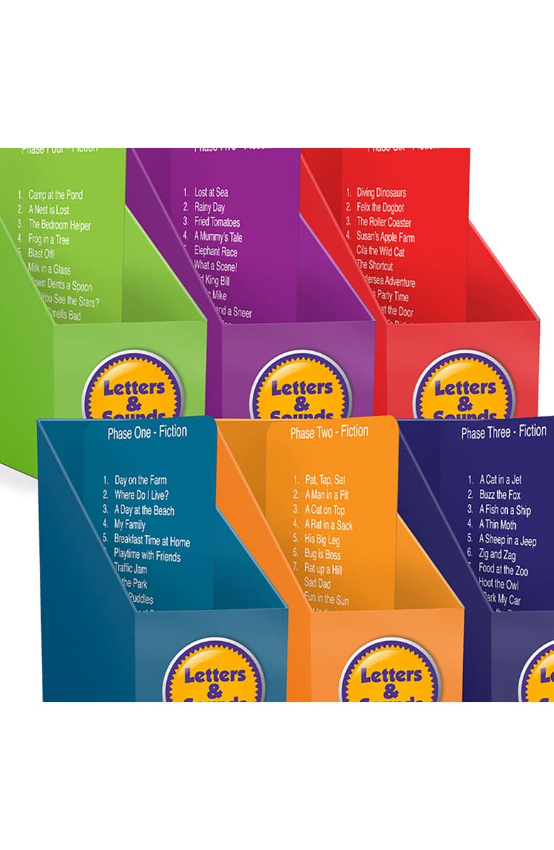 Junior Learning Decodable Reader Holders, Alternate, color, Multicolored