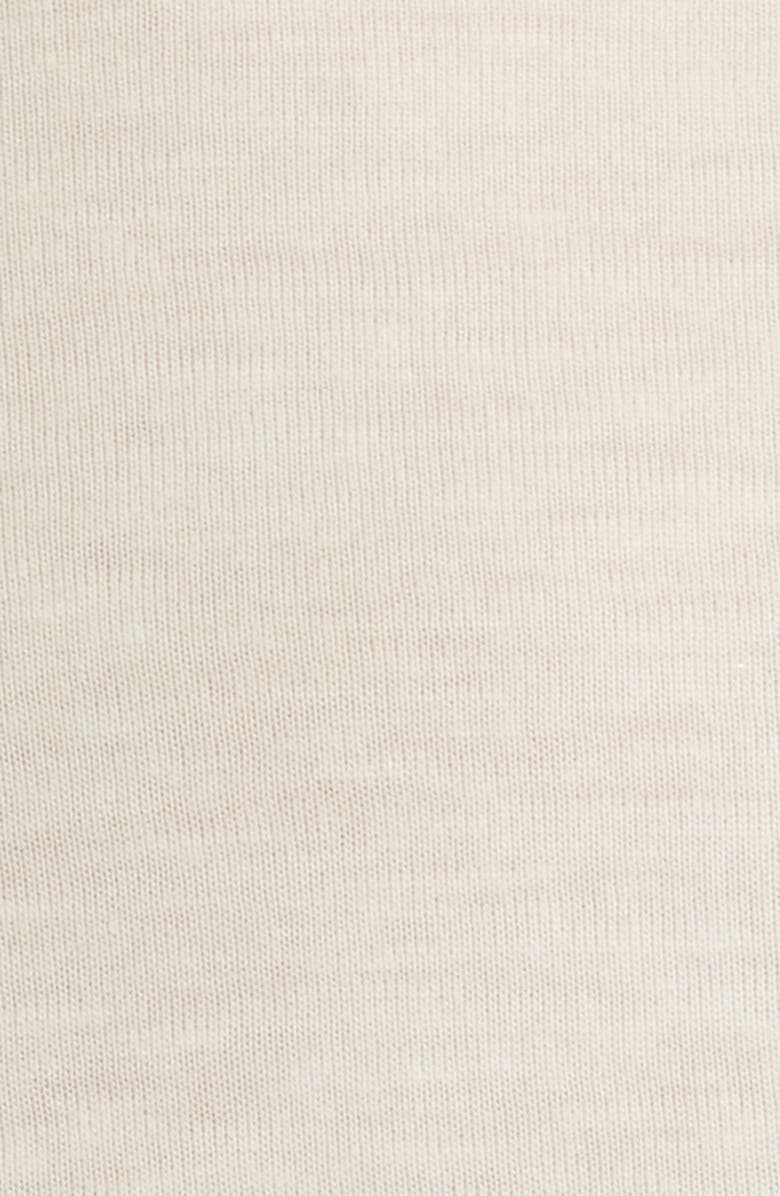 BOSS Elavu Turtleneck Top, Alternate, color, Soft Cream