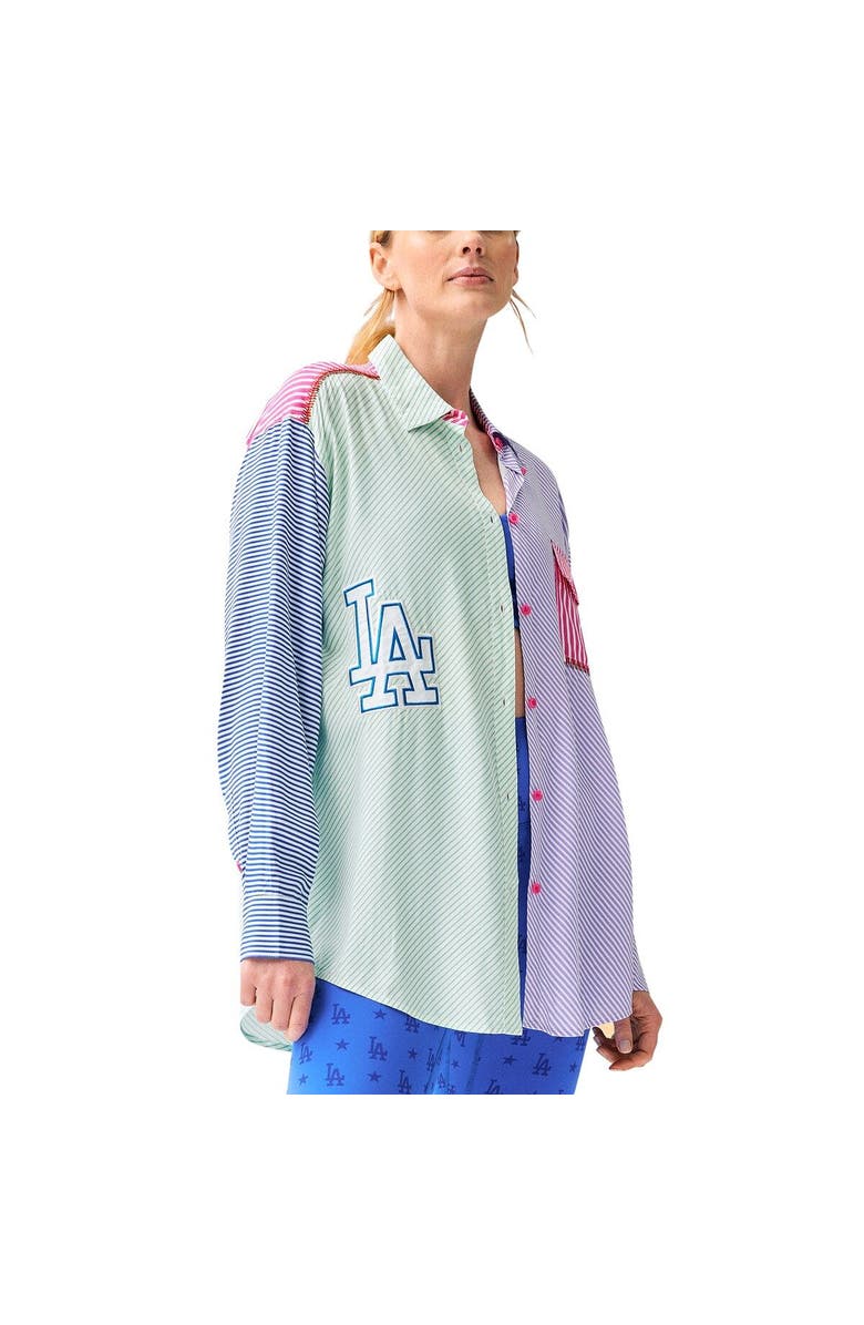 Terez Women's Terez Los Angeles Dodgers Button-Up Shirt, Alternate, color, Green