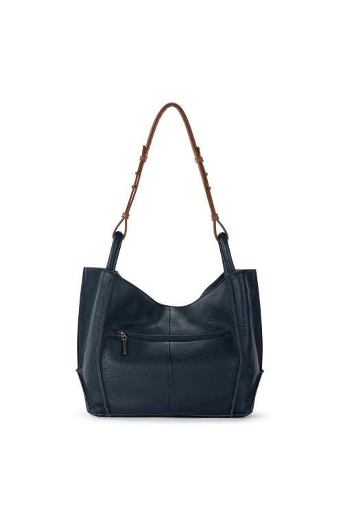 The Sak Los Feliz Medium Tote Leather Bag In Purple