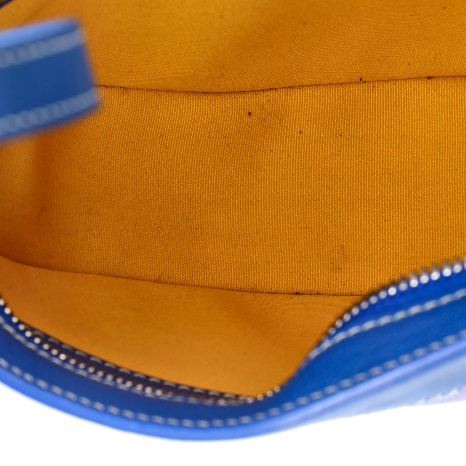 Hirondelle Shoulder Bag Coated Canvas and Leather, Alternate, color, Blue
