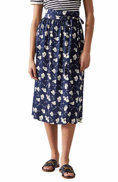 LK Bennett Valerie Heart Print Skirt