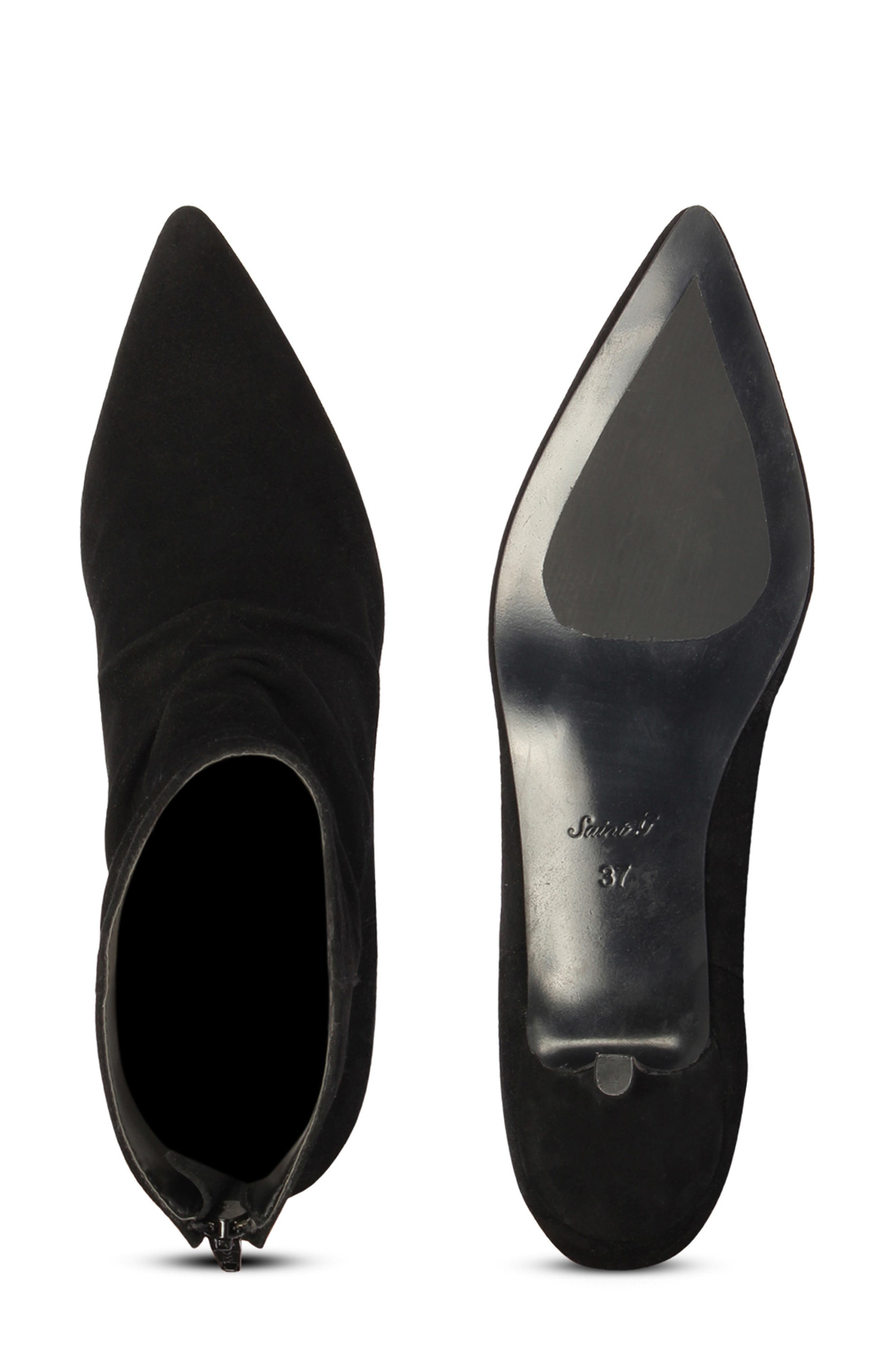 SAINT G Florino Slouch Pointed Toe Kitten Heel Bootie, Alternate, color, 