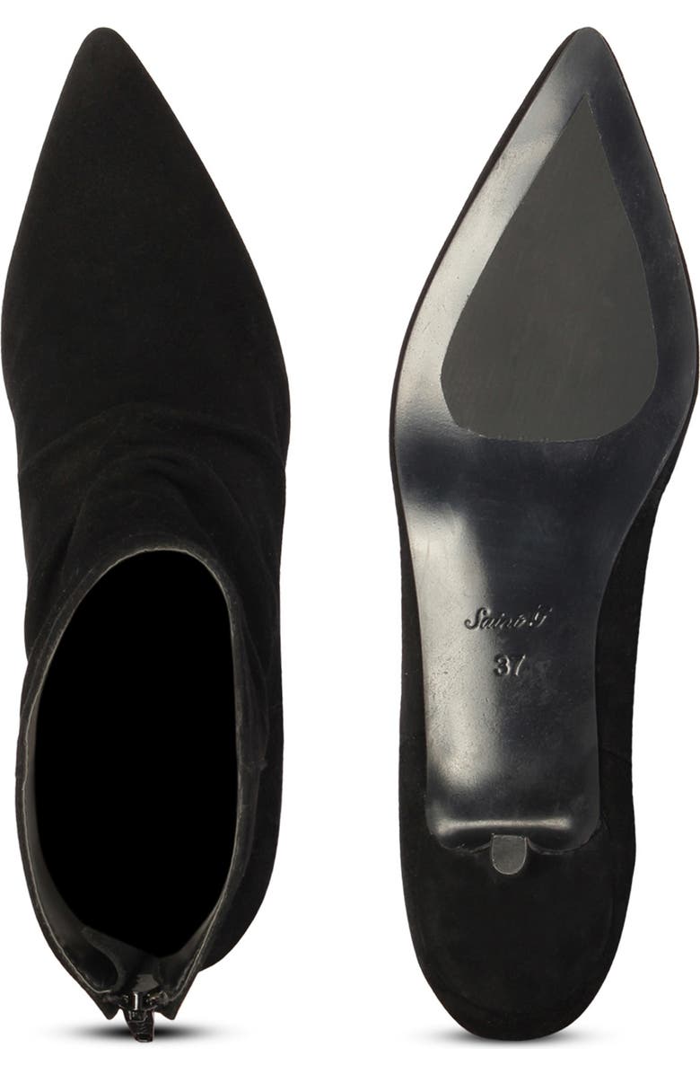 SAINT G Florino Slouch Pointed Toe Kitten Heel Bootie, Alternate, color,