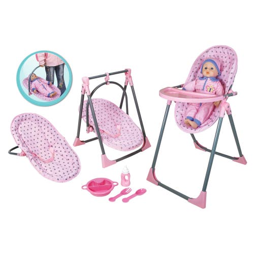 Lissi 4 In 1 Highchair Set, Pink, Kids  product