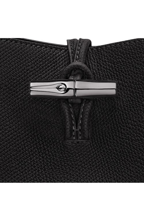 Longchamp Extra Small Le Roseau Leather Bucket Bag