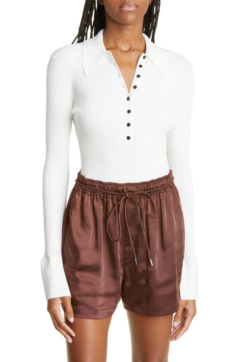 A.L.C. Eleanor Ribbed Long Sleeve Top, Main, color,