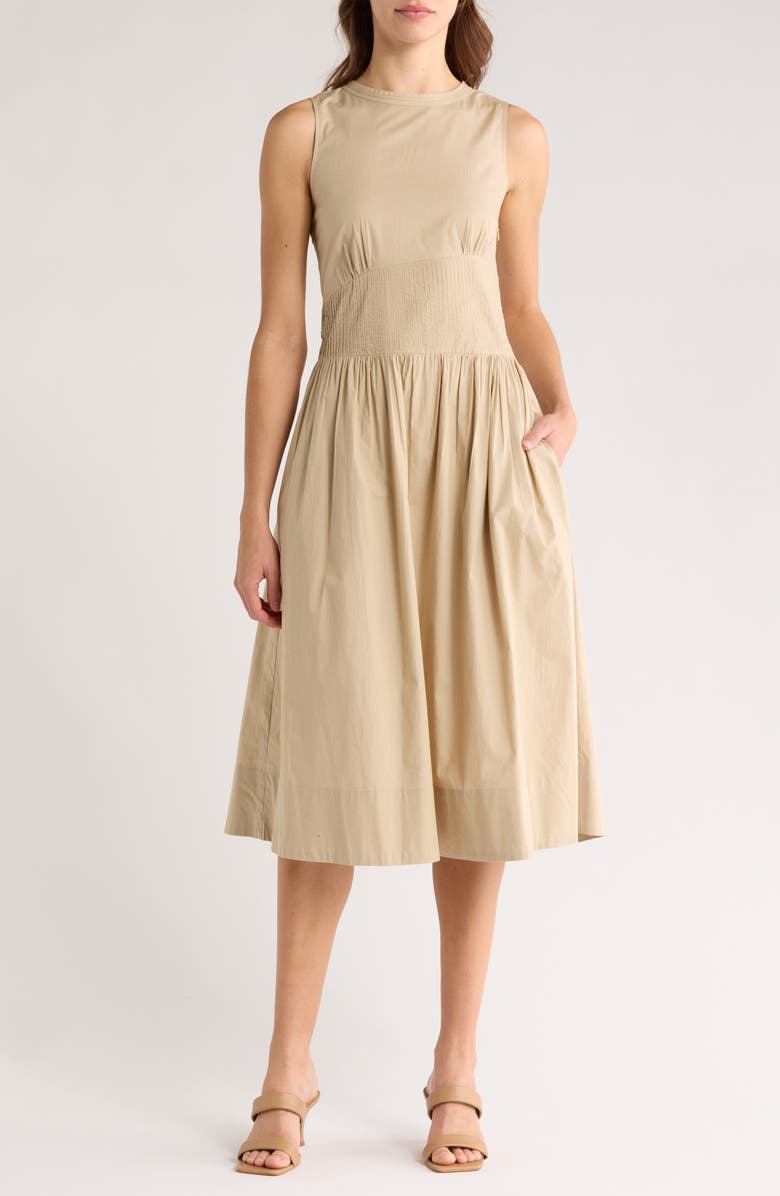 Lorea Sleeveless Cotton Dress