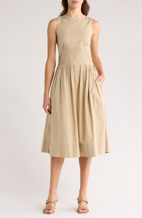 Lorea Sleeveless Cotton Dress