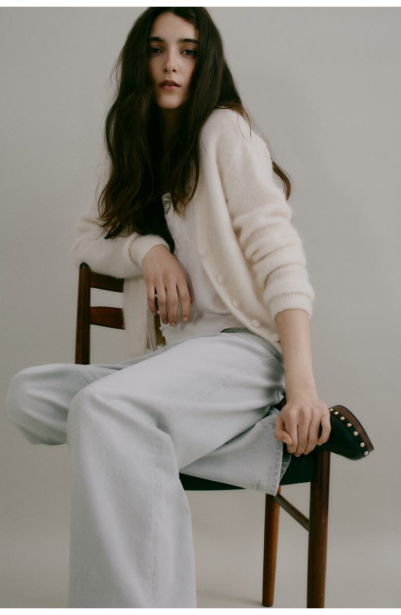 H&M Wide High Jeans, Alternate, color, 