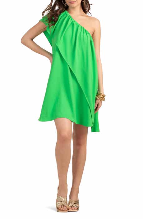 Trina Turk Satisfied One-Shoulder Dress